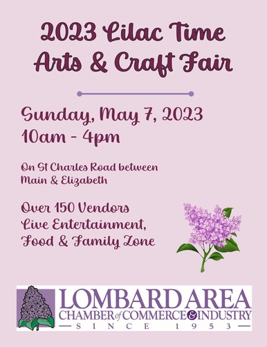 Lombard Lilac Time: Arts & Crafts Fair